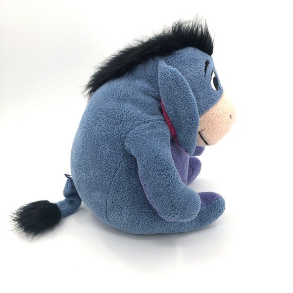 Disney Store Exclusive Eeyore Plush Stuffed Animal Sitting Toy 16" *FLAW - Picture 3 of 11